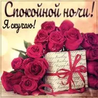 Картинка спокойной ночи я скучаю