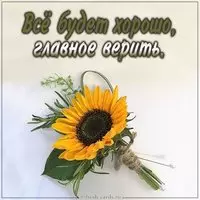 Картинка все будет хорошо главное верить подруге