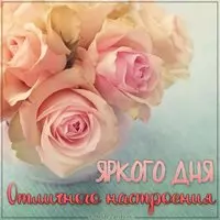 Картинка яркого дня и отличного настроения