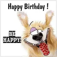 Красивая электронная открытка Happy birthday