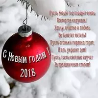 Новогодняя корпоративная открытка 2018