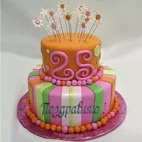 Открытка 25 лет