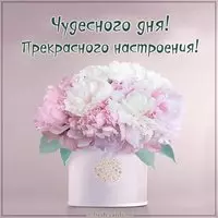 Открытка чудесного дня прекрасного настроения