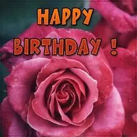 Открытка на английском языке Happy Birthday
