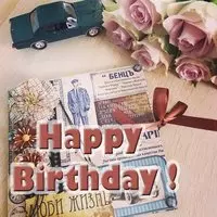 Открытка с днем рождения мужчине happy birthday