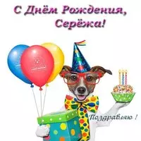 Открытка с днем рождения Сережа прикольная