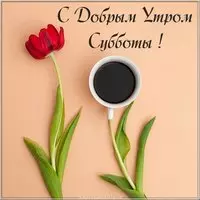 Открытка с добрым утром субботы