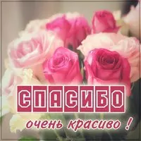 Открытка спасибо очень красиво