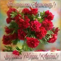 Поздравление Александру открытка