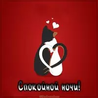 Романтическая картинка спокойной ночи для мужчины