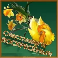 Счастливого воскресного дня открытка