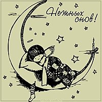 Зимняя картинка нежных снов