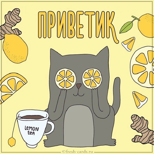 Виртуальная открытка привет подруга