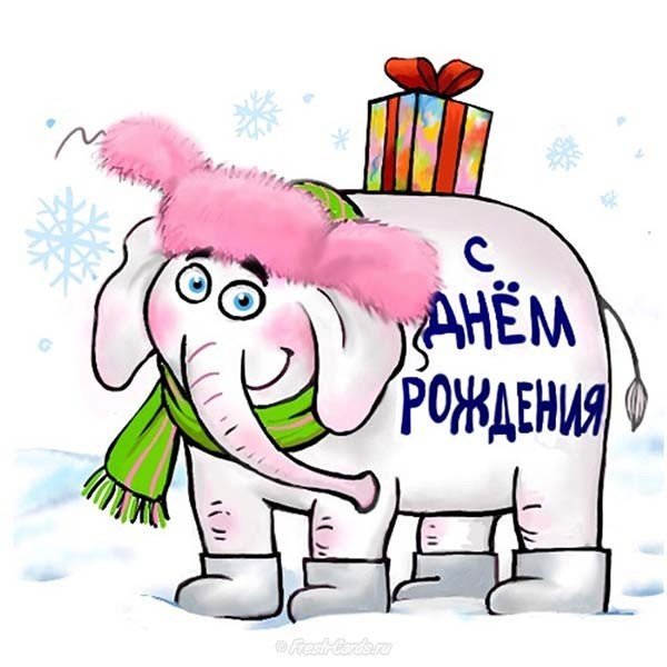 Юмористическая открытка с днем рождения женщине