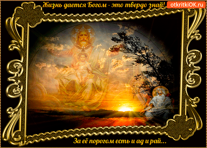 Жизнь даётся богом