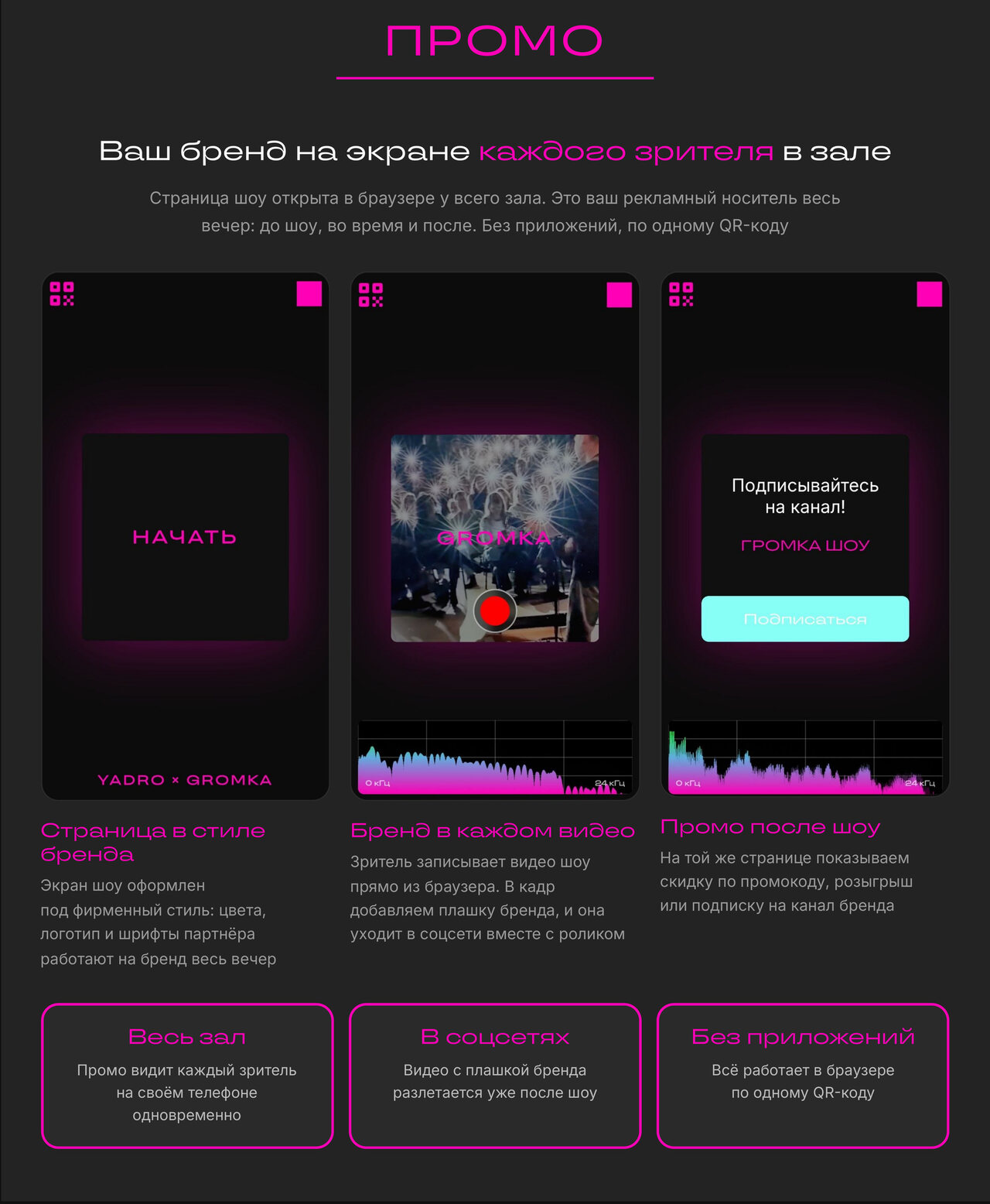 Deck slide: your brand on every viewer’s screen