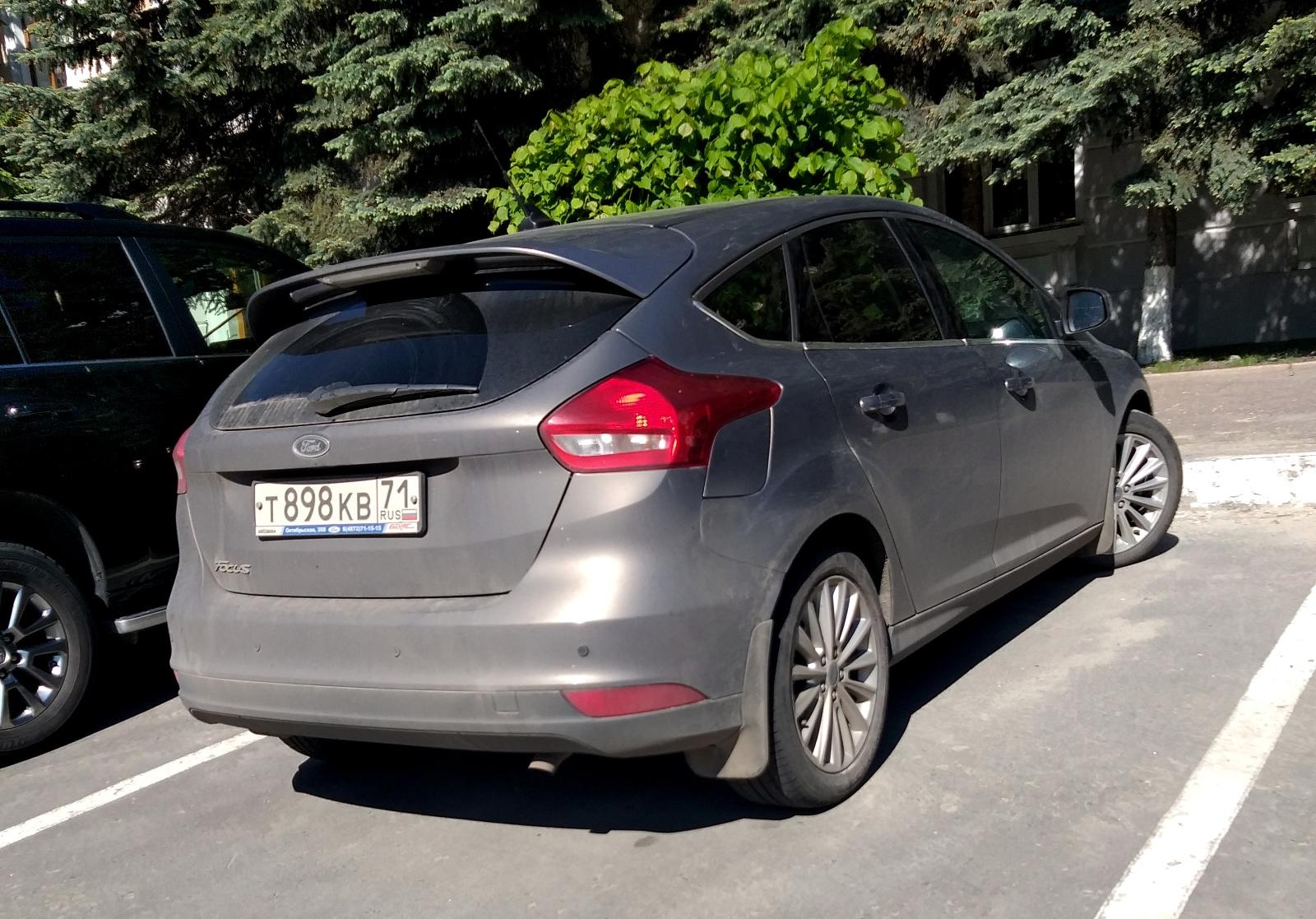 Автомобиль госномер Т898КВ71