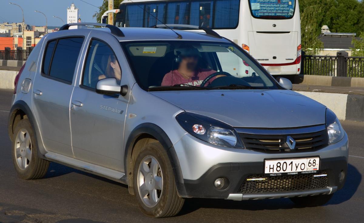 Автомобиль госномер Н801УО68