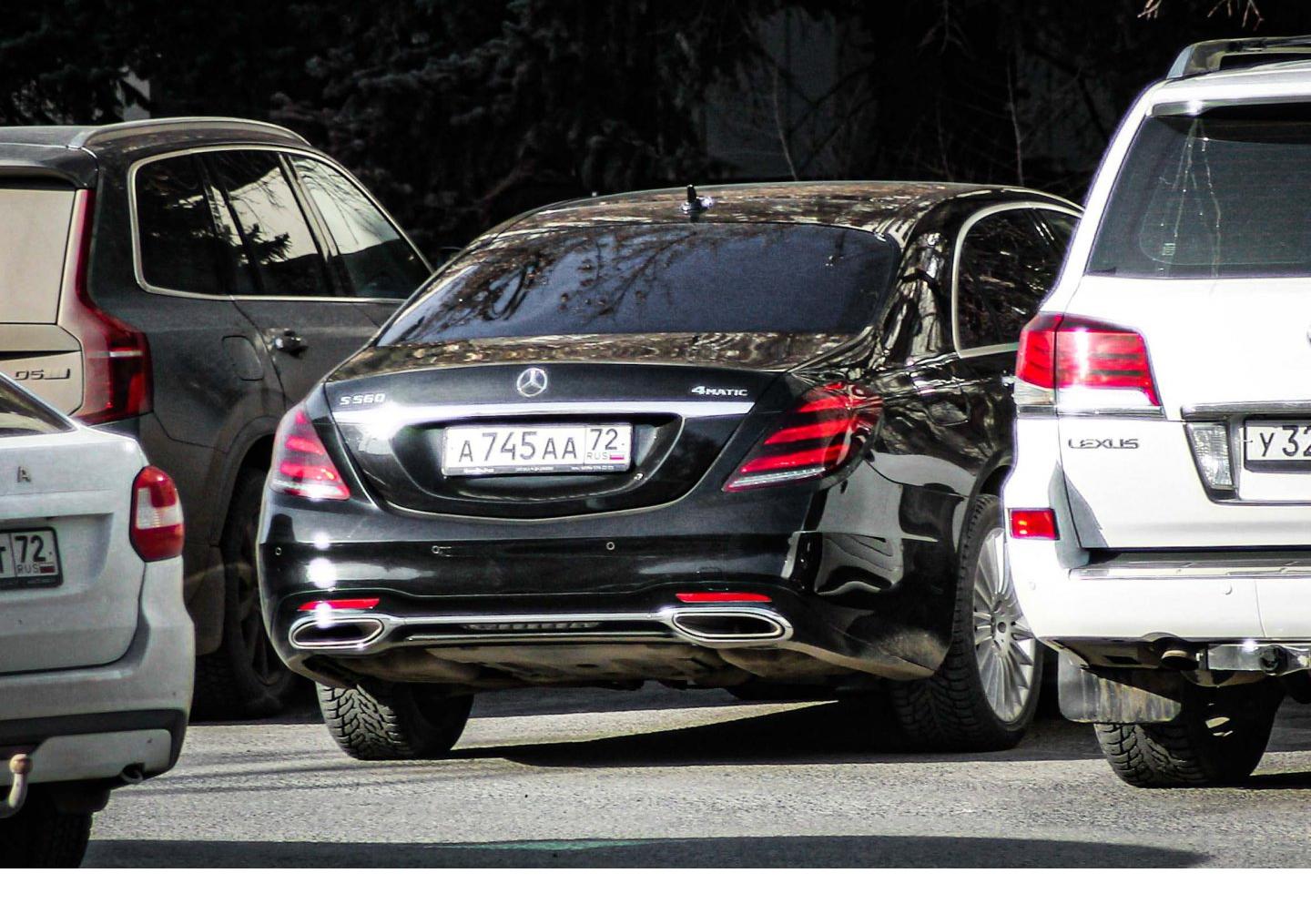Автомобиль госномер А745АА72