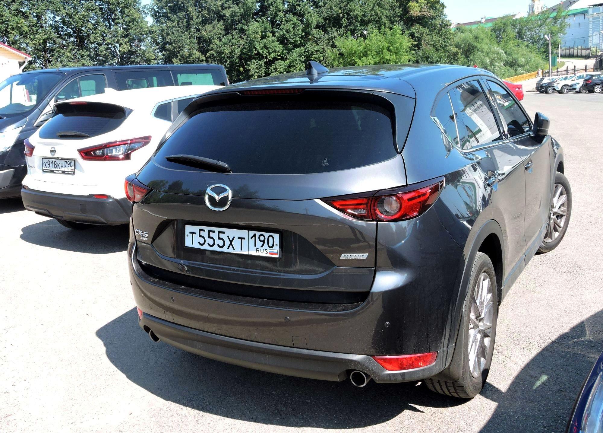Автомобиль госномер Т555ХТ190