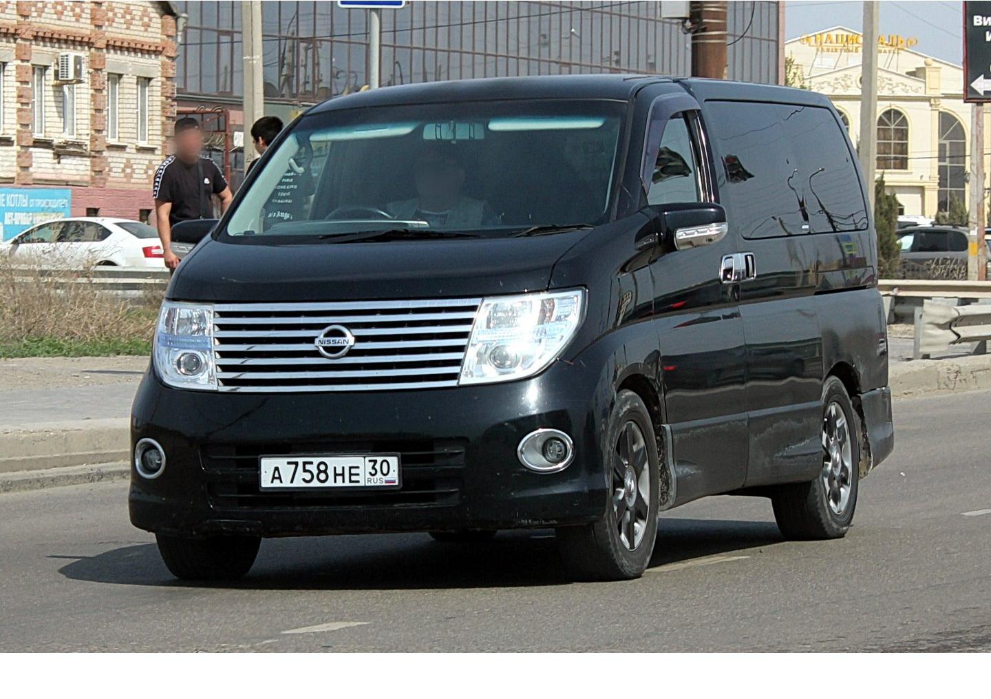 Автомобиль госномер А758НЕ30