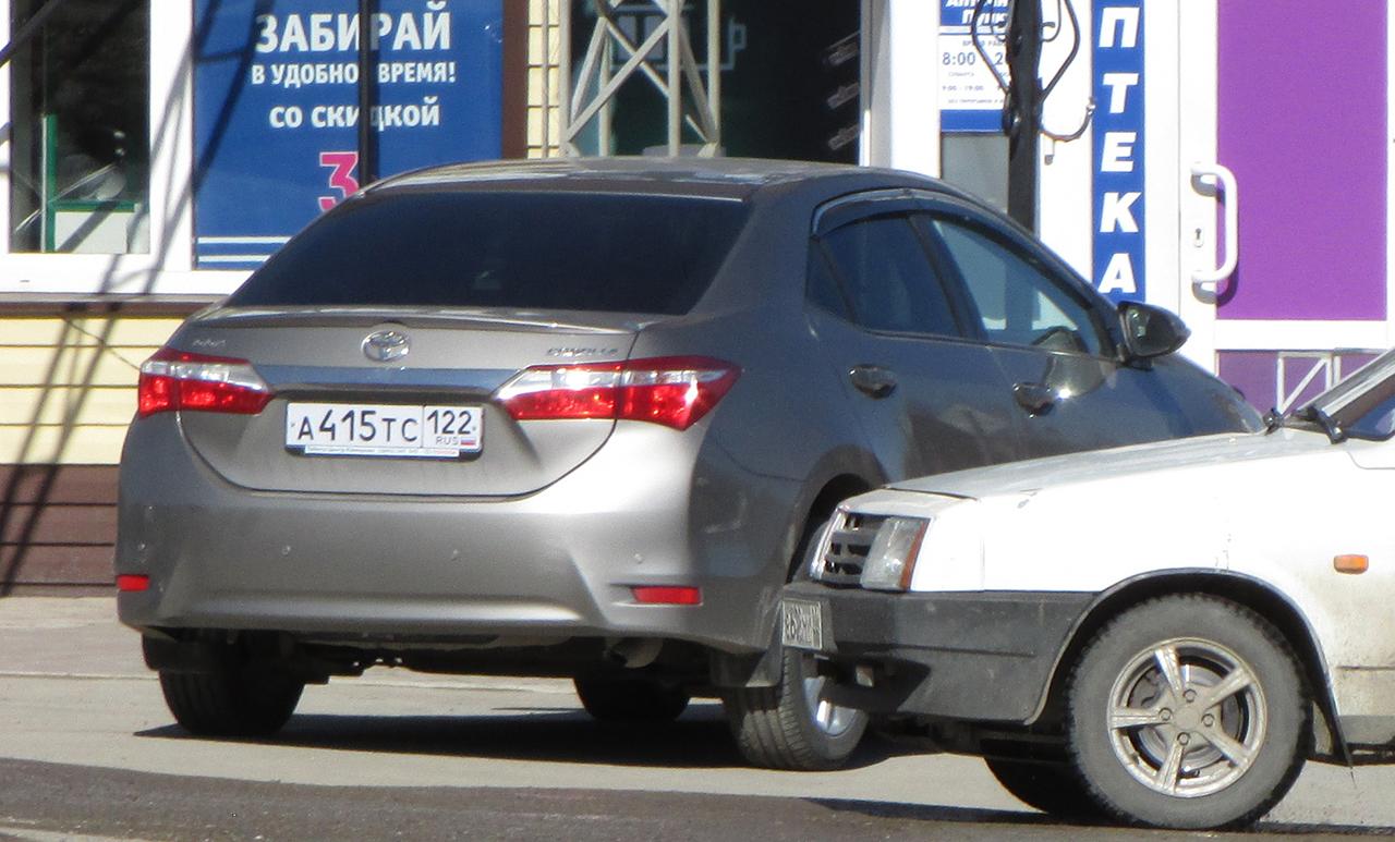 Автомобиль госномер А415ТС122