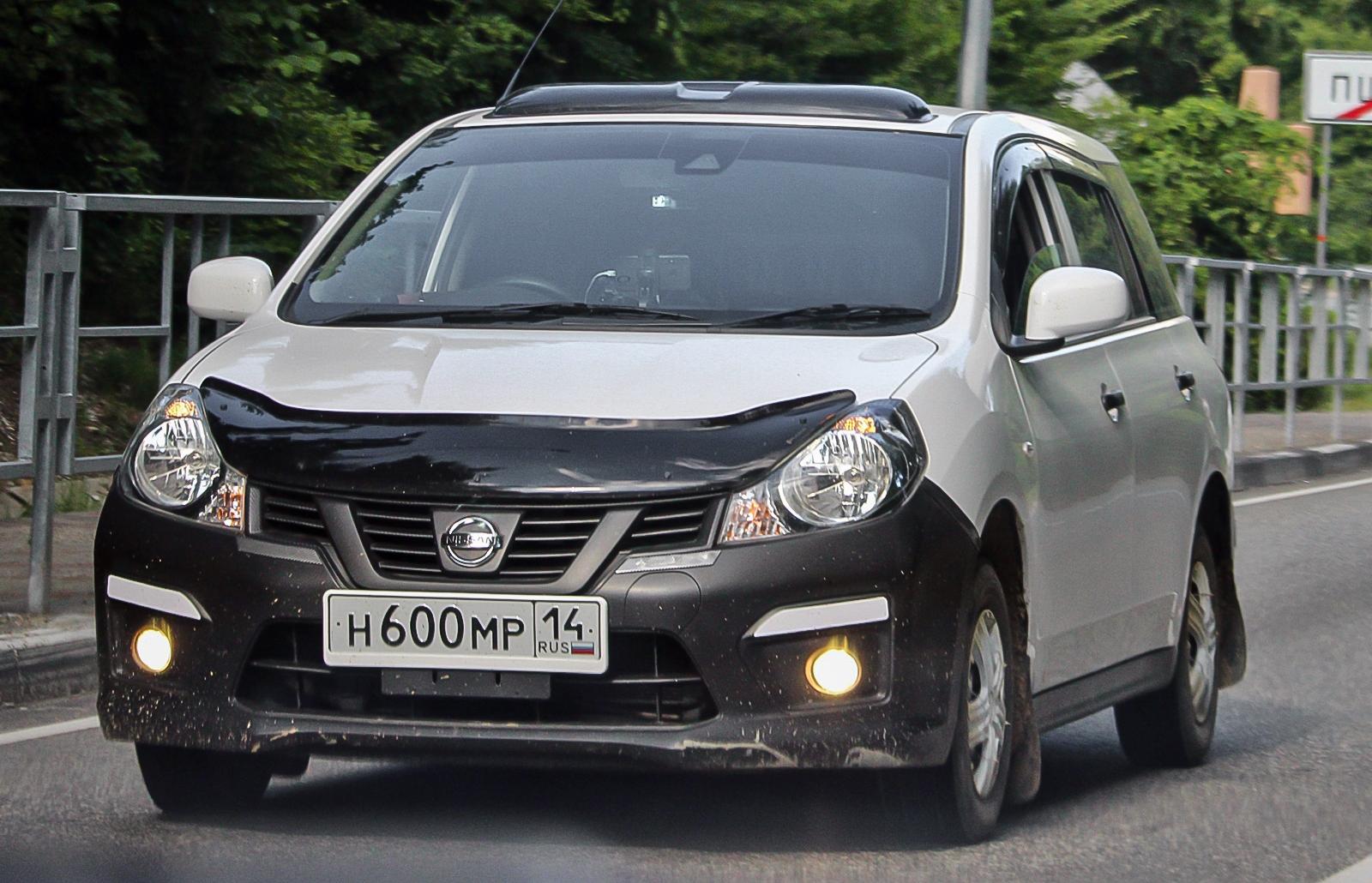 Автомобиль госномер Н600МР14