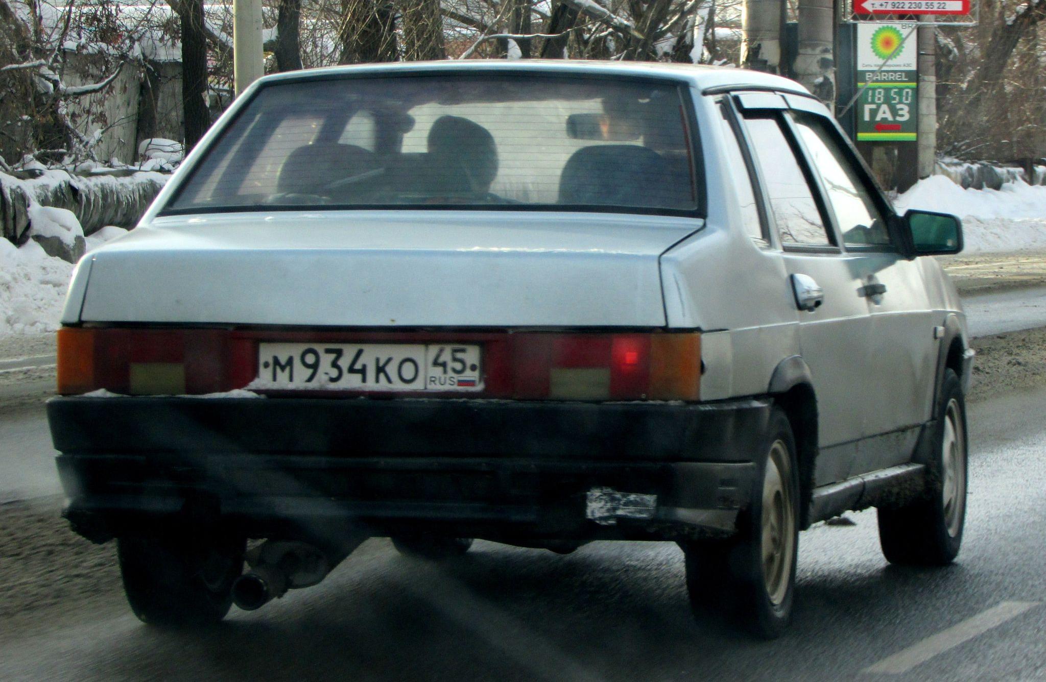 Автомобиль госномер М934КО45
