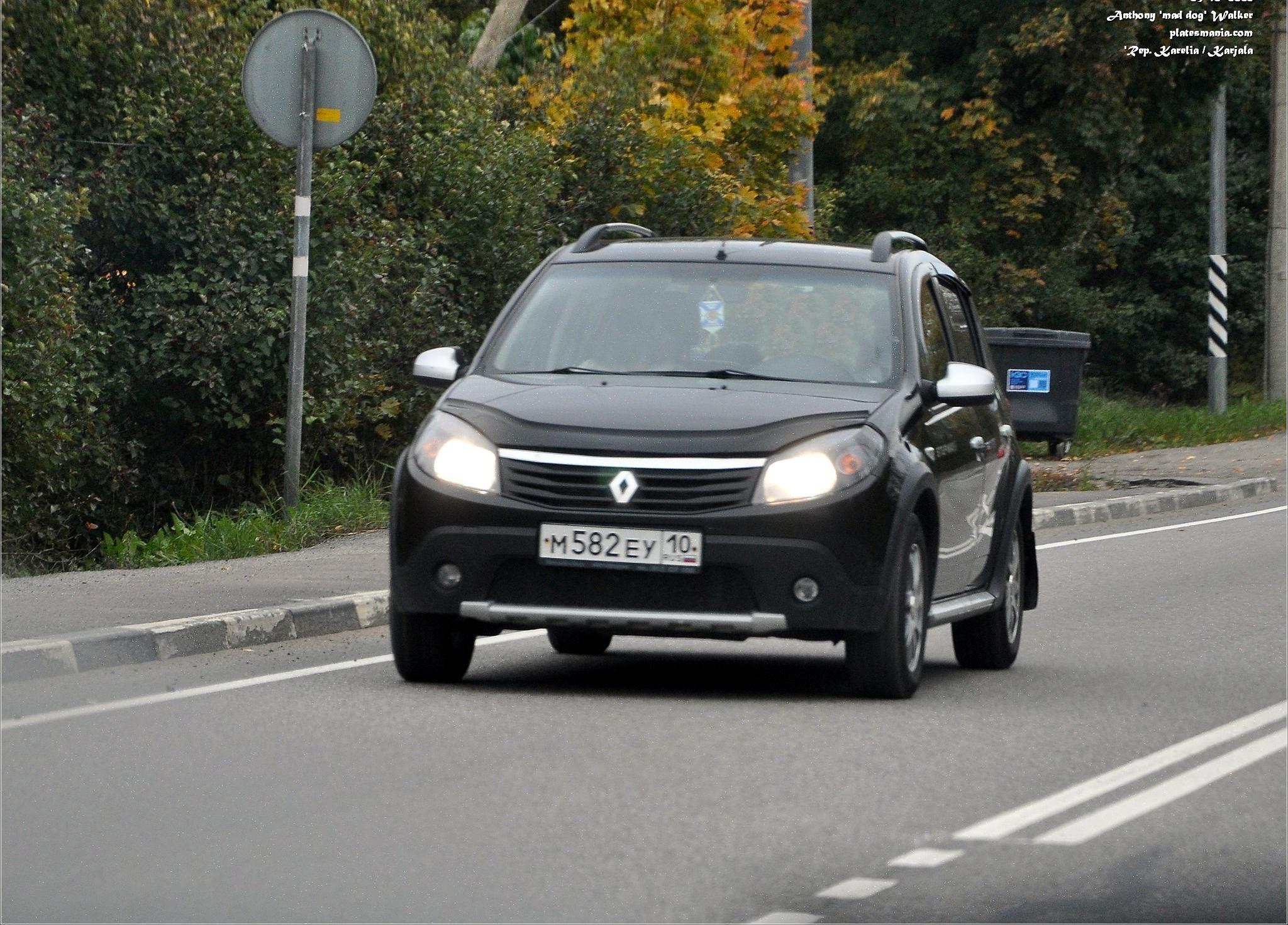 Автомобиль госномер М582ЕУ10