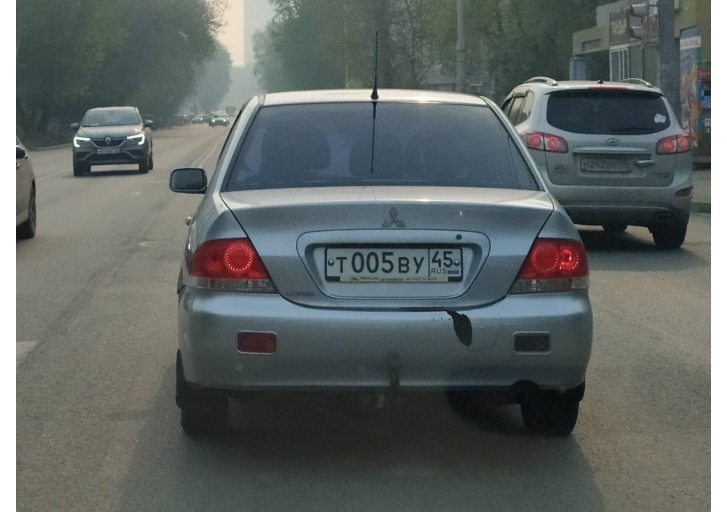 Автомобиль госномер Т005ВУ45