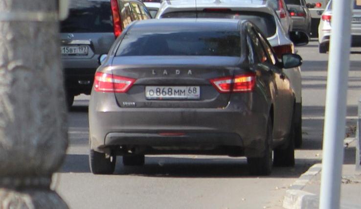 Автомобиль госномер О868ММ68