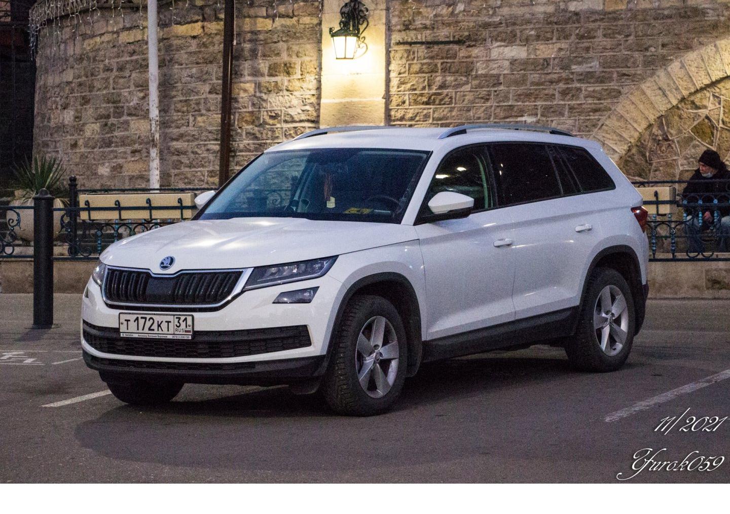 Автомобиль госномер Т172КТ31