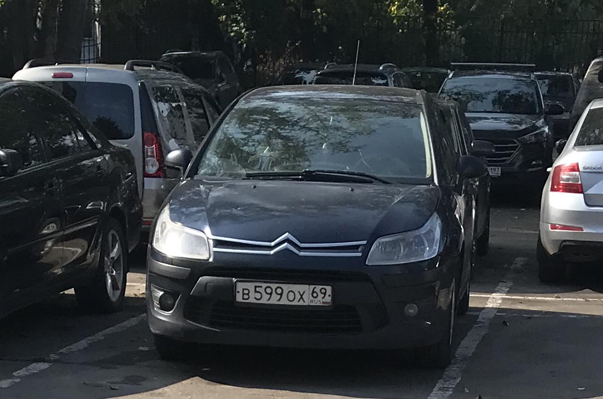 Автомобиль госномер В599ОХ69