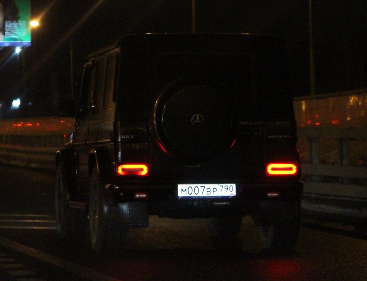 Автомобиль госномер М007ВР790