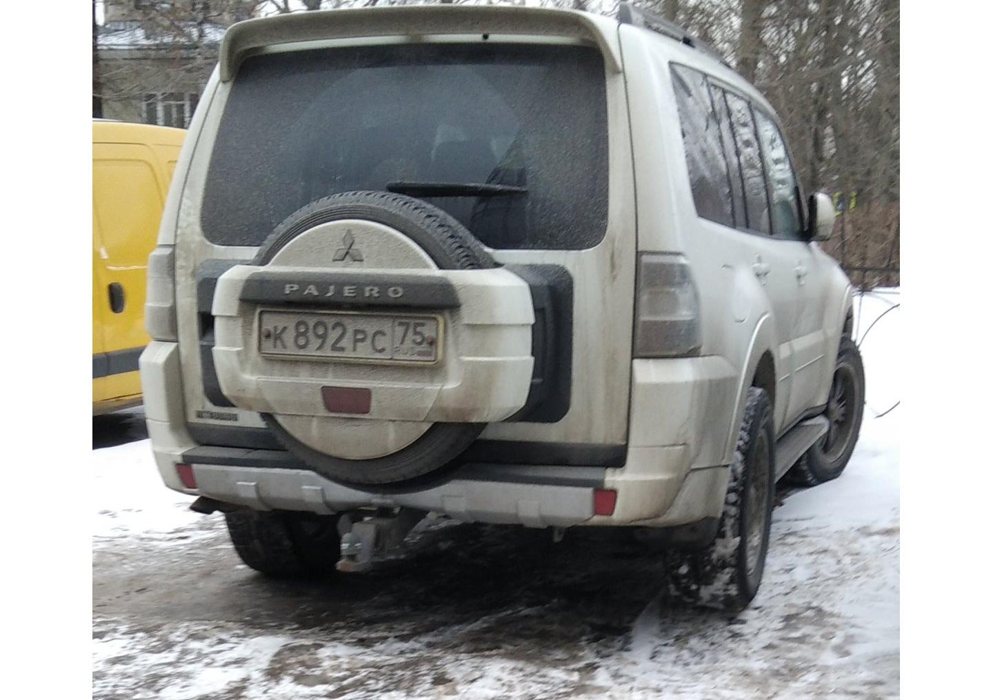 Автомобиль госномер К892РС75