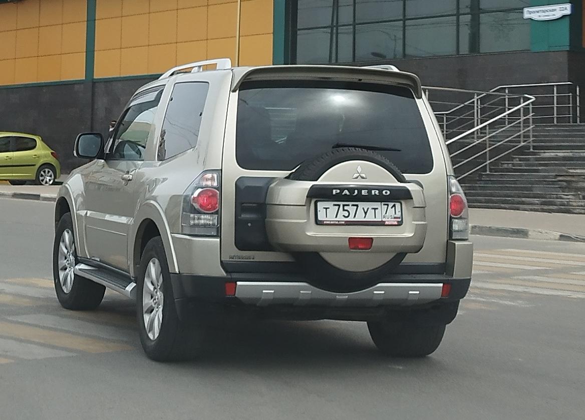 Автомобиль госномер Т757УТ71