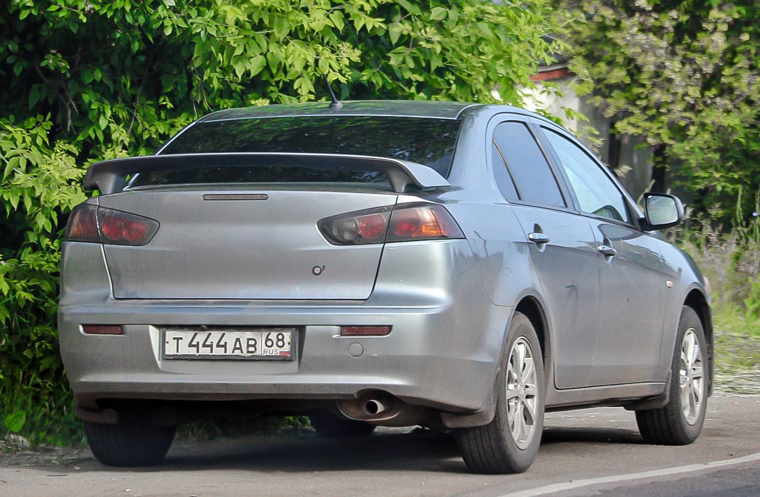 Автомобиль госномер Т444АВ68