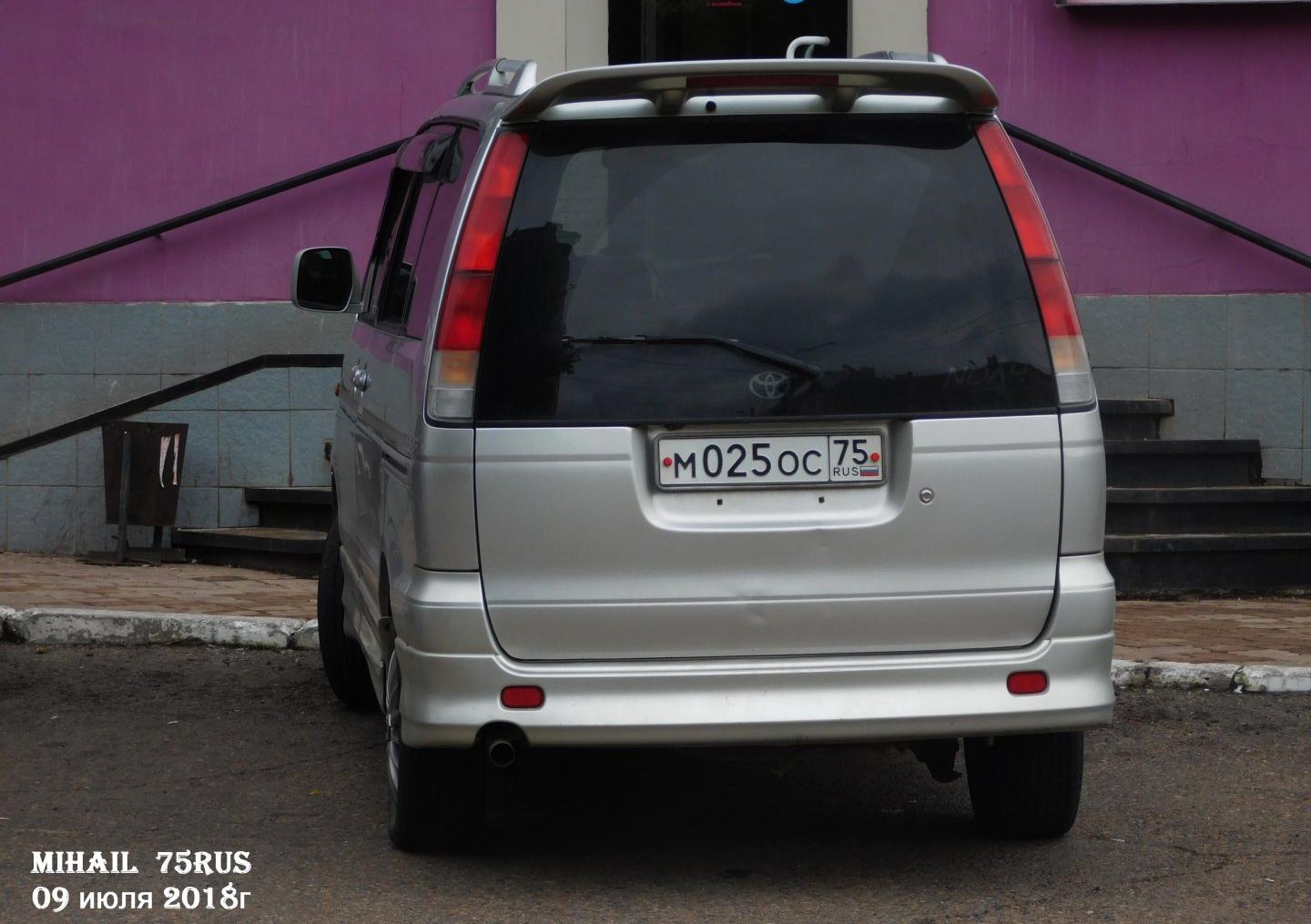 Автомобиль госномер М025ОС75
