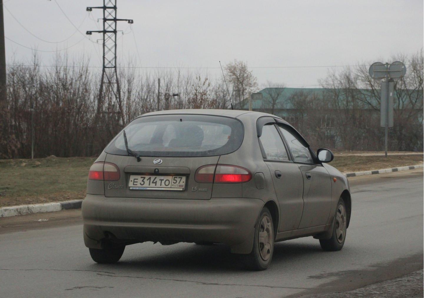 Автомобиль госномер Е314ТО57