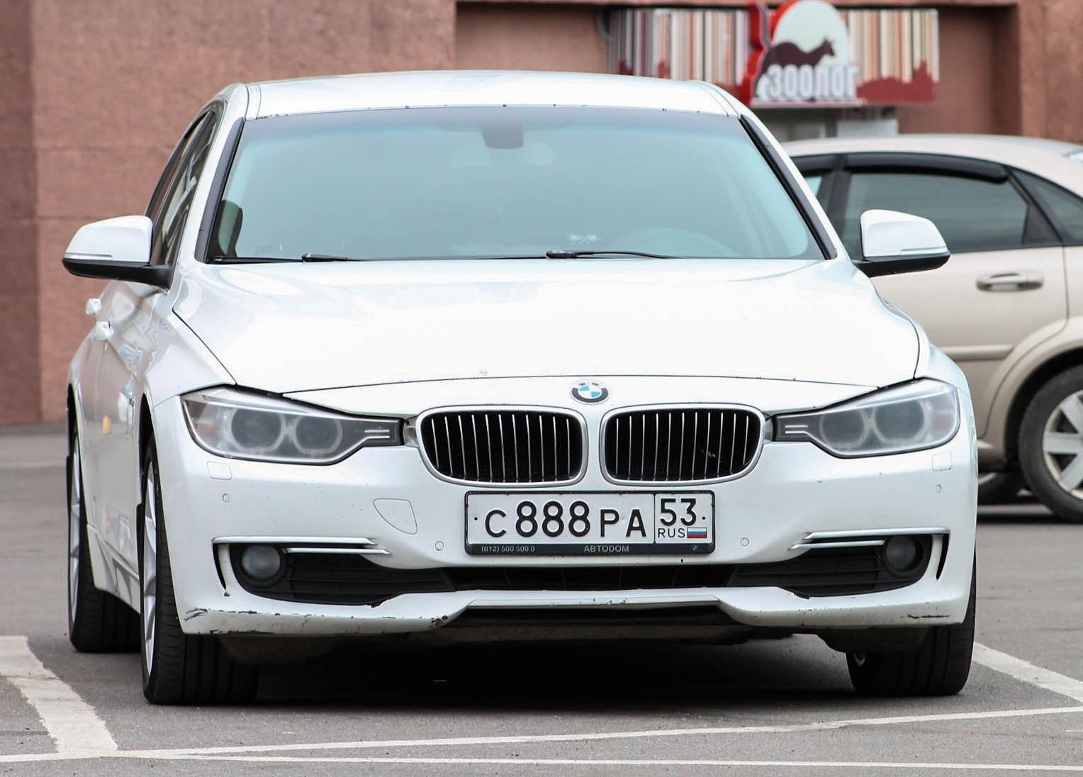 Автомобиль госномер С888РА53