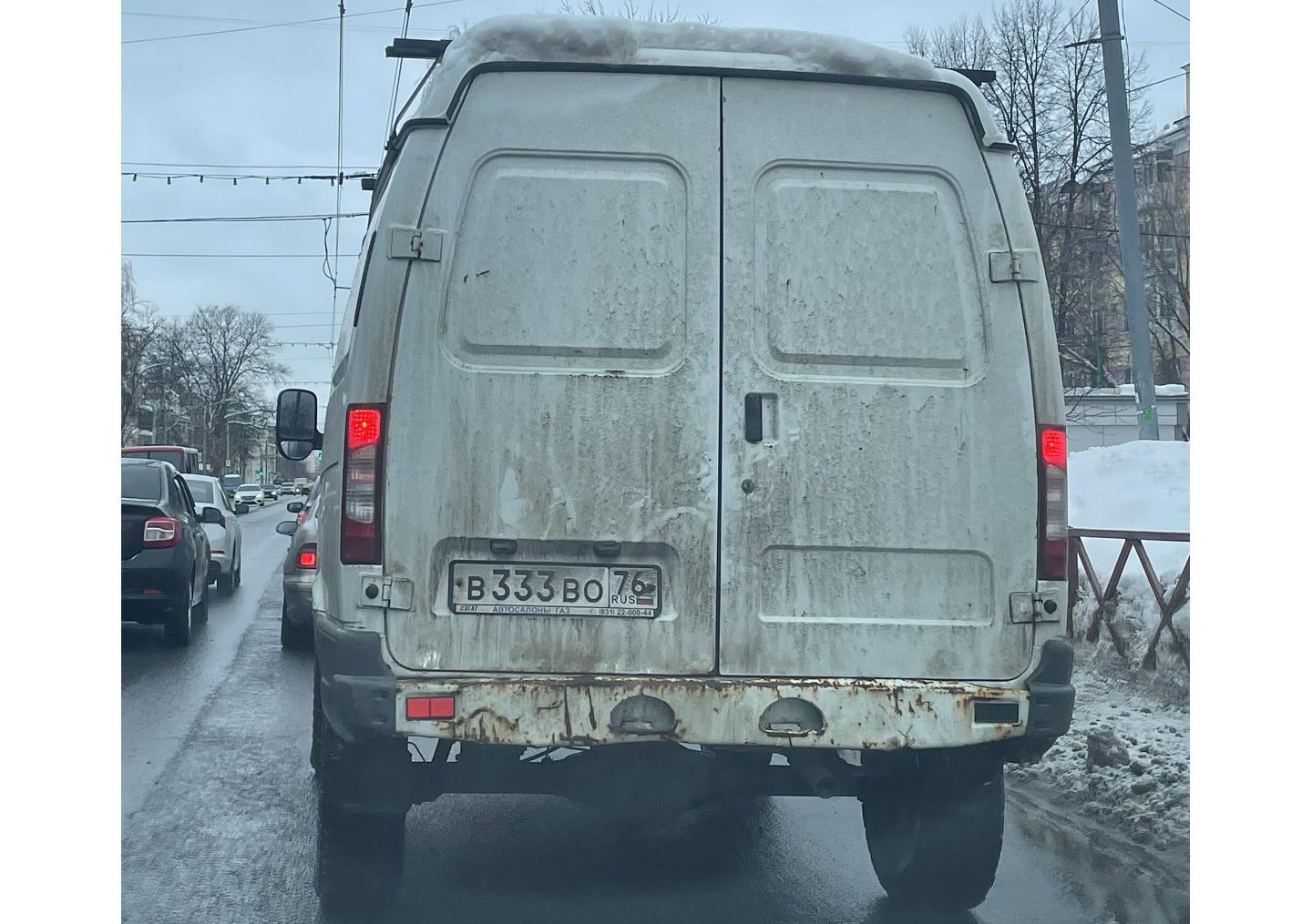 Автомобиль госномер В333ВО76