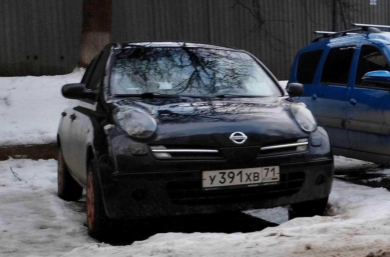 Автомобиль госномер У391ХВ71
