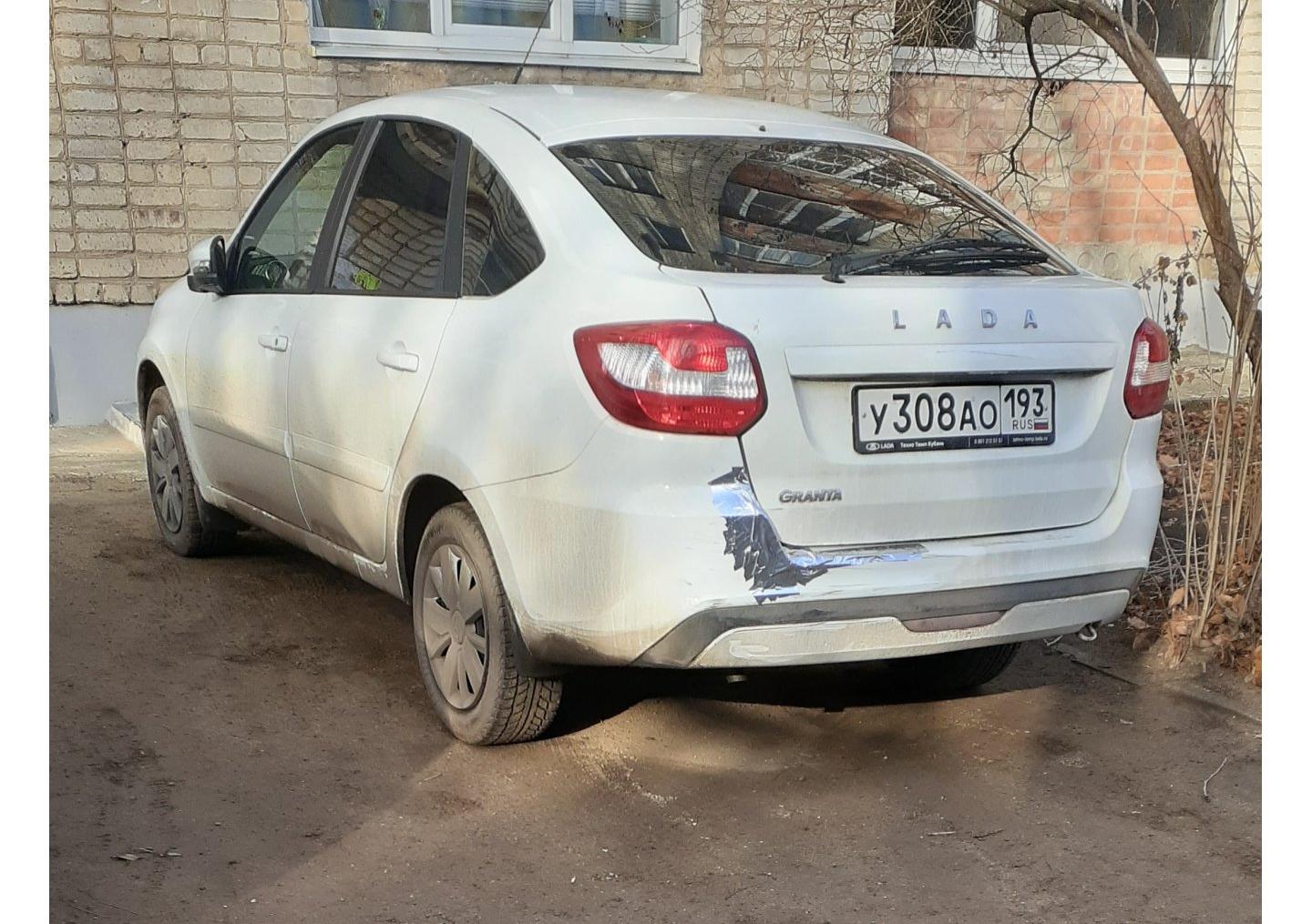 Автомобиль госномер У308АО193
