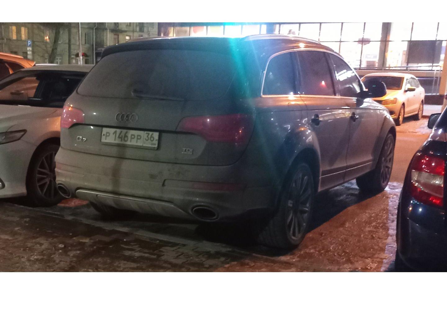 Автомобиль госномер Р146РР36