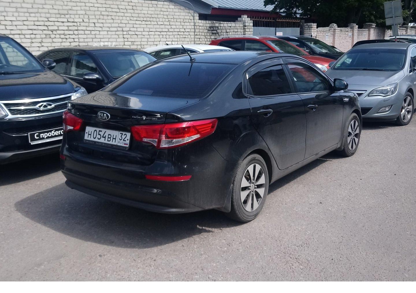 Автомобиль госномер Н054ВН32