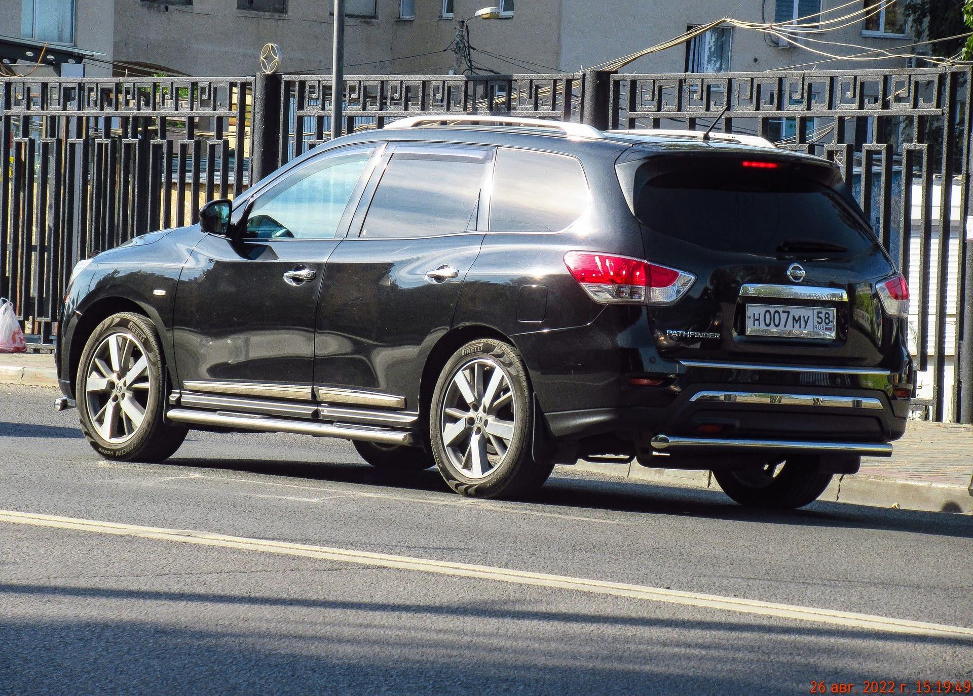 Автомобиль госномер Н007МУ58