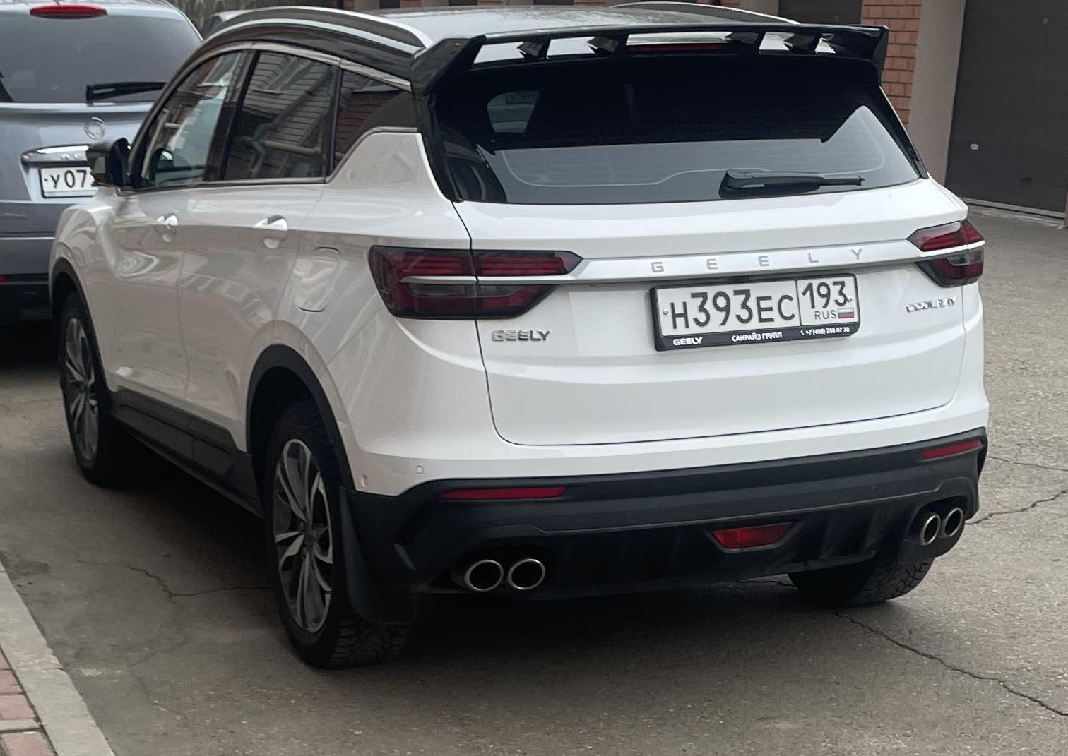 Автомобиль госномер Н393ЕС193