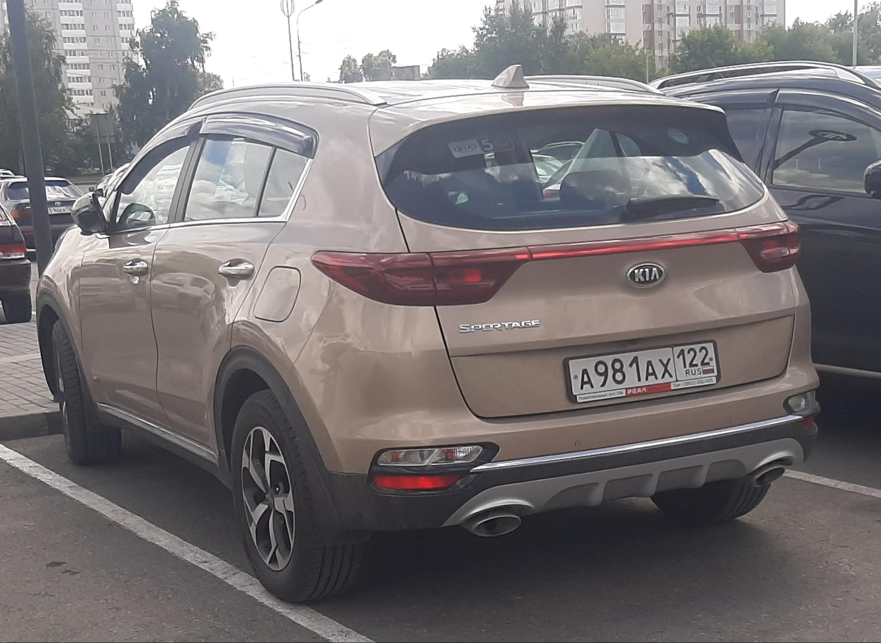 Автомобиль госномер А981АХ122