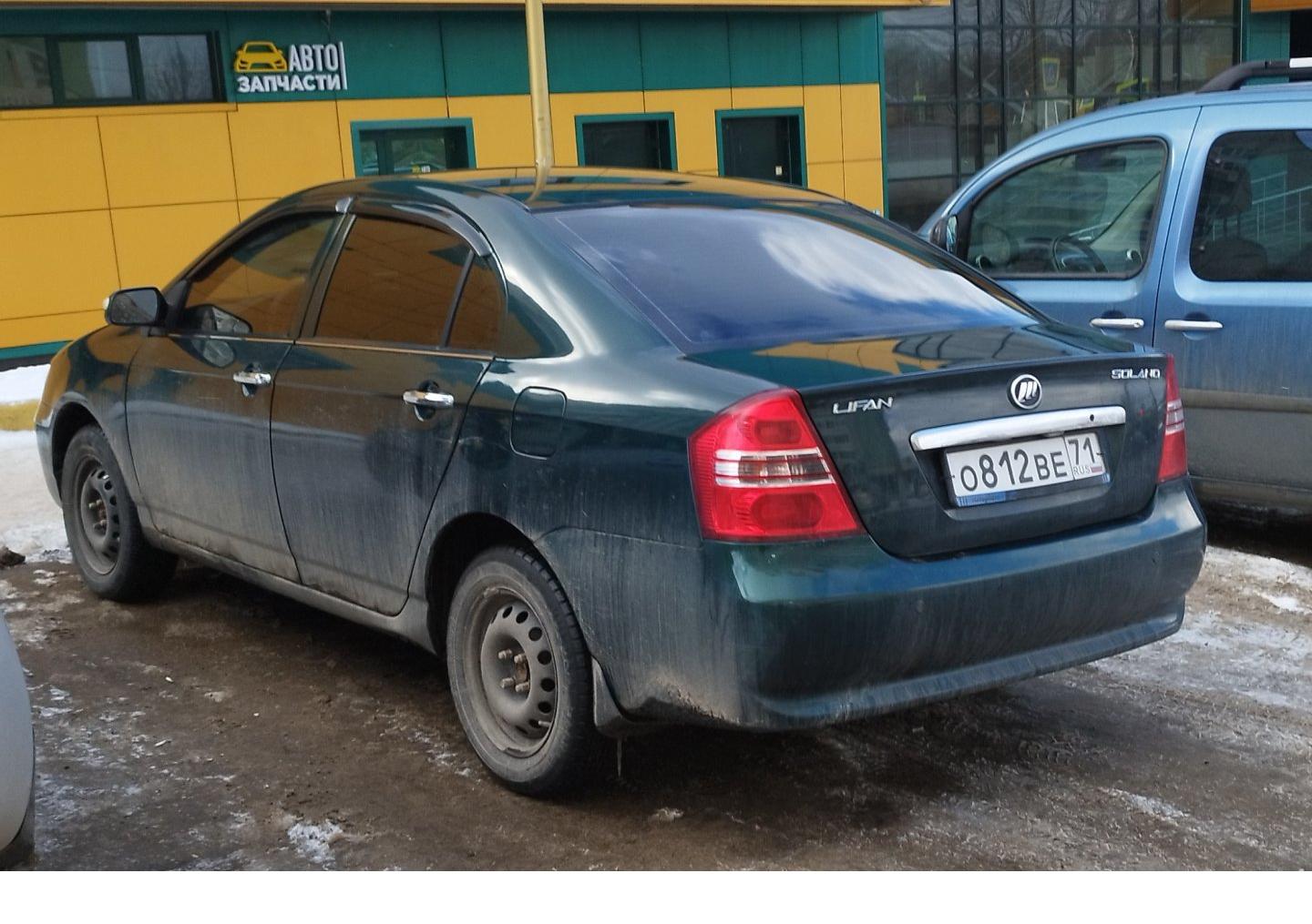 Автомобиль госномер О812ВЕ71