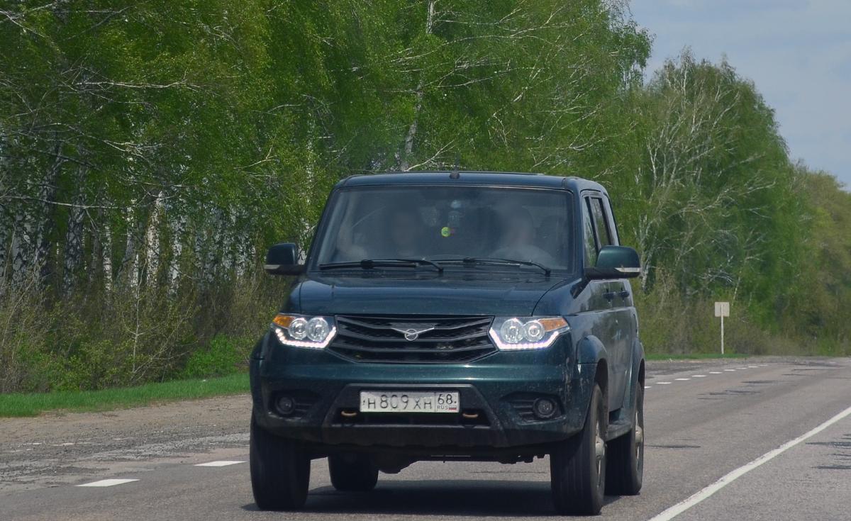 Автомобиль госномер Н809ХН68